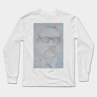 WILLIAM S. BURROUGHS watercolor and acryliic portrait Long Sleeve T-Shirt